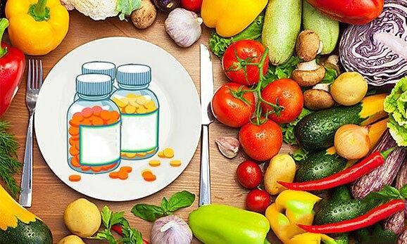 Потенциалды арттыру үшін өнімдердегі дәрумендер